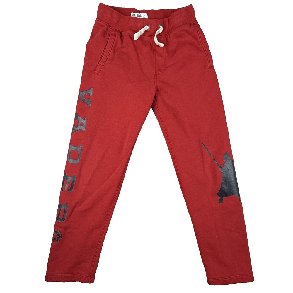 Gap Star Wars Sweatpants Kids 10-11 Red Darth Vader Graphic Fleece Jogger